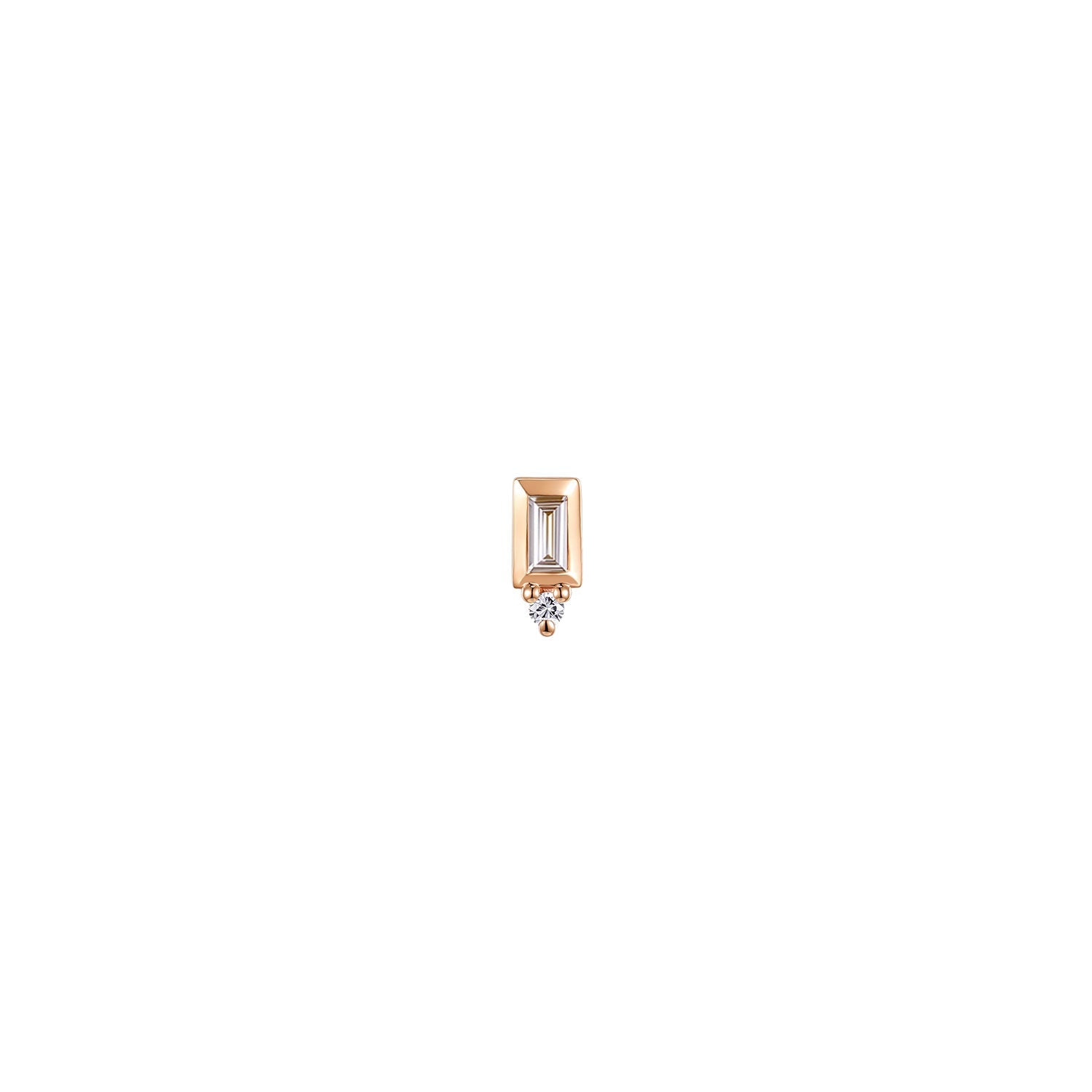 Pippa Diamond - Bezel Baguette Diamond
