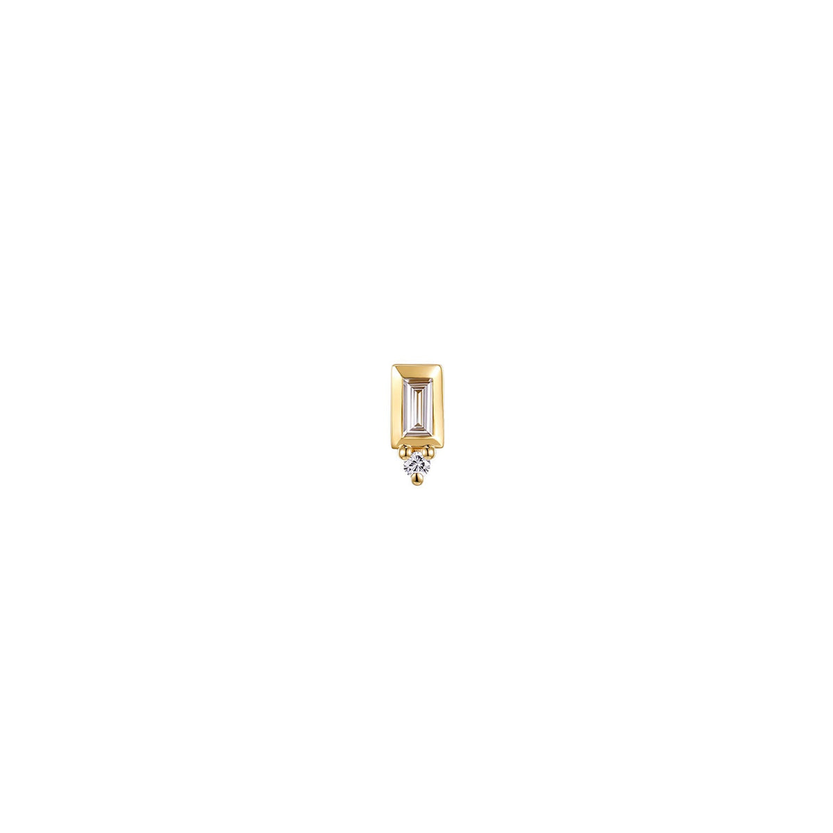 Pippa Diamond - Bezel Baguette Diamond