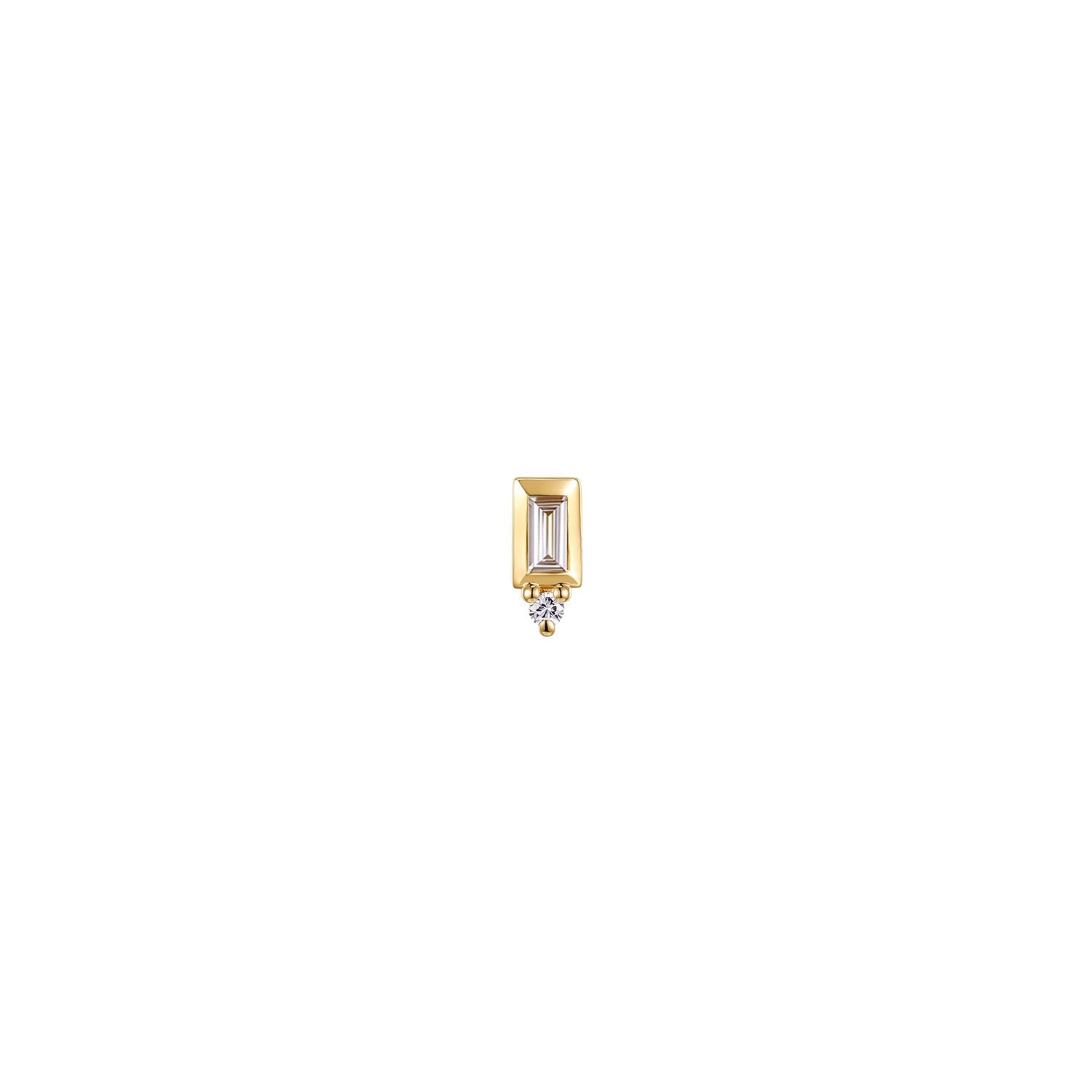 Pippa Diamond - Bezel Baguette Diamond