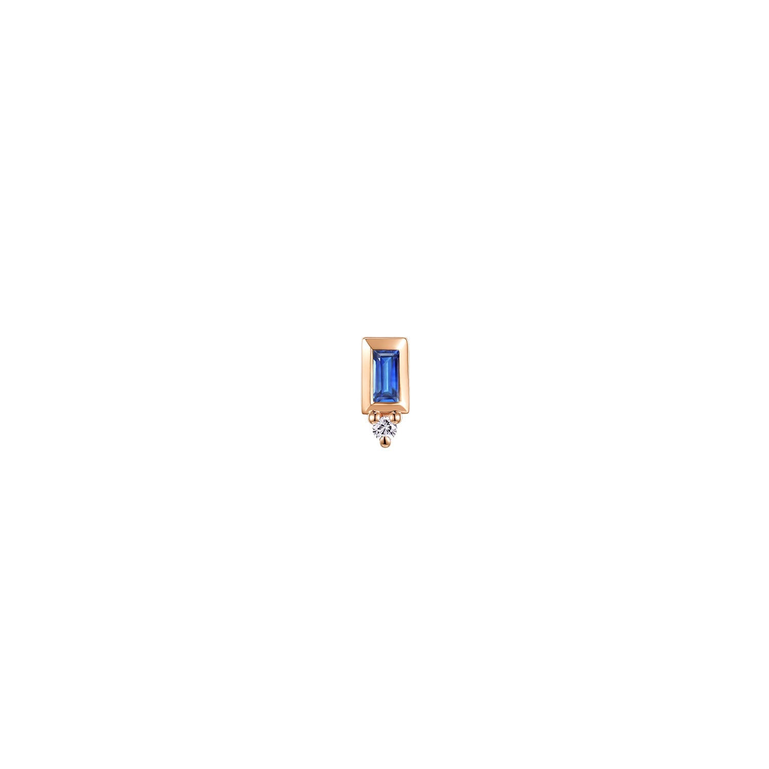 Pippa Diamond - Bezel Baguette Gemstone