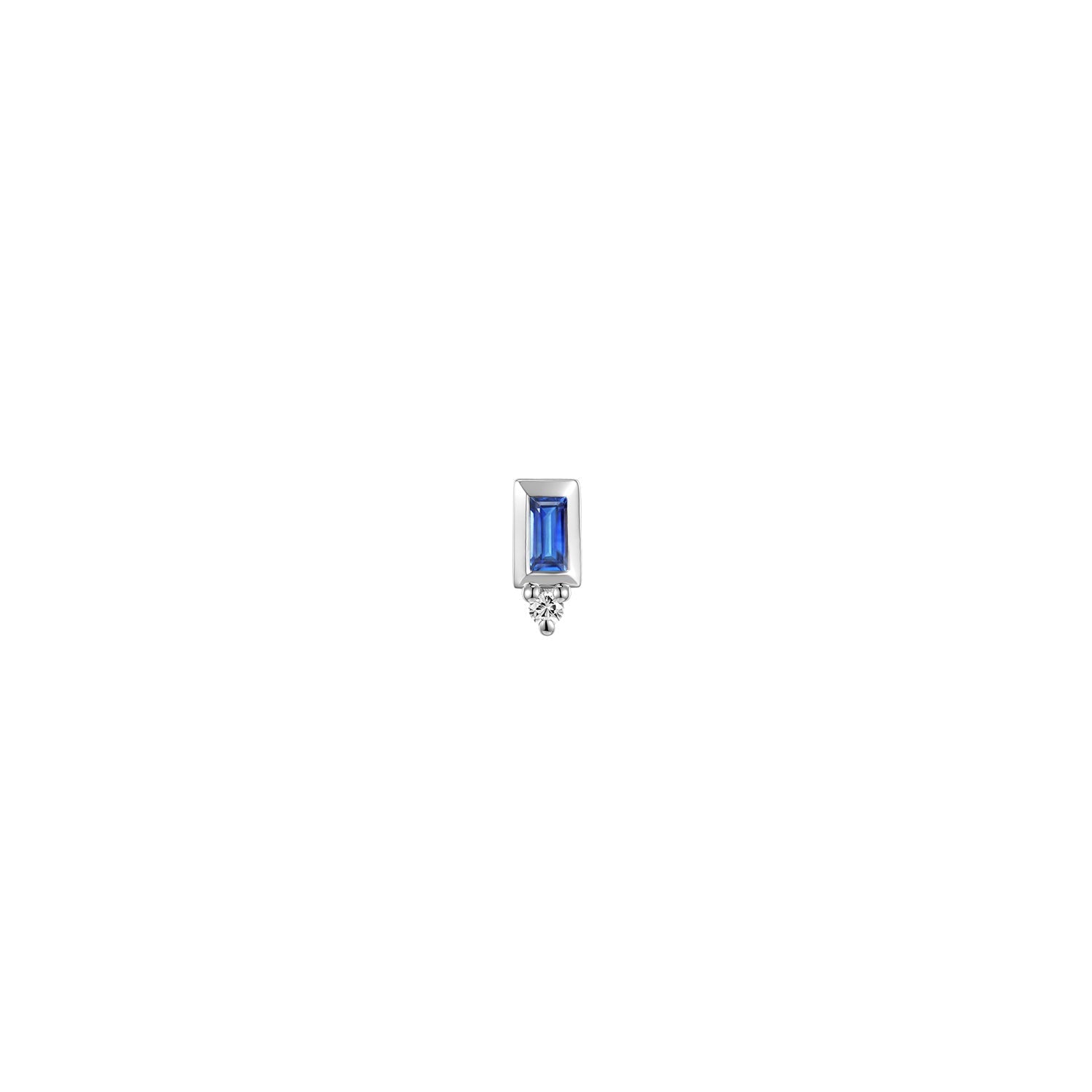Pippa Diamond - Bezel Baguette Gemstone