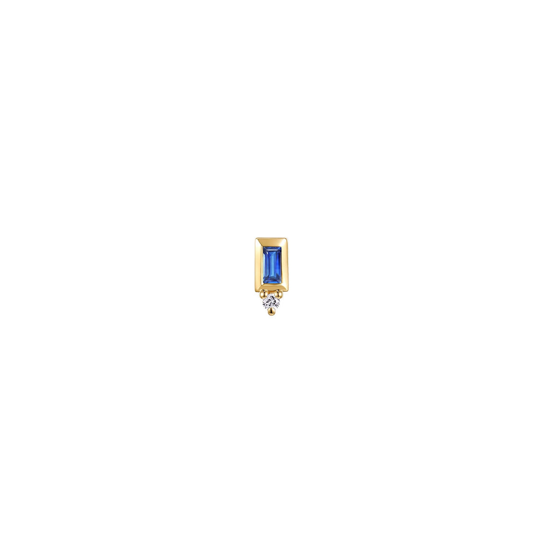 Pippa Diamond - Bezel Baguette Gemstone