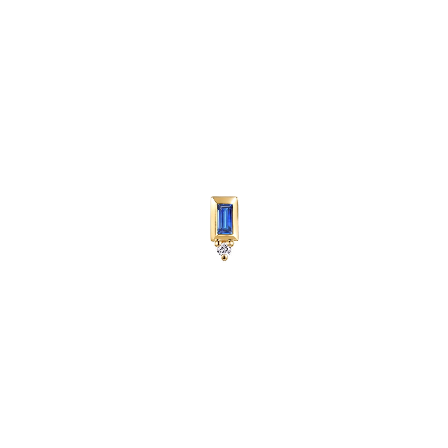Pippa Diamond - Bezel Baguette Gemstone