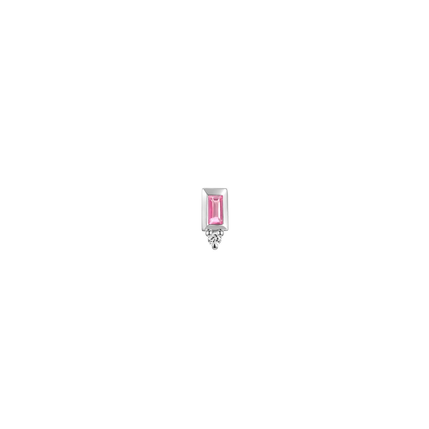 Pippa Diamond - Bezel Baguette Gemstone
