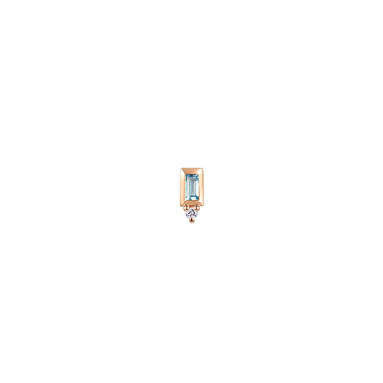 Pippa Diamond - Bezel Baguette Gemstone