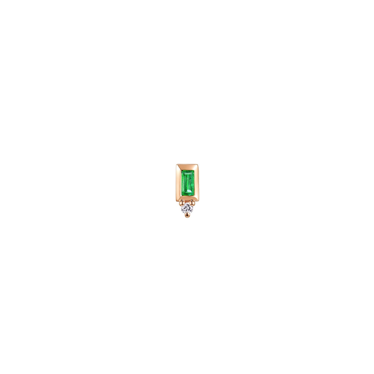Pippa Diamond - Bezel Baguette Gemstone