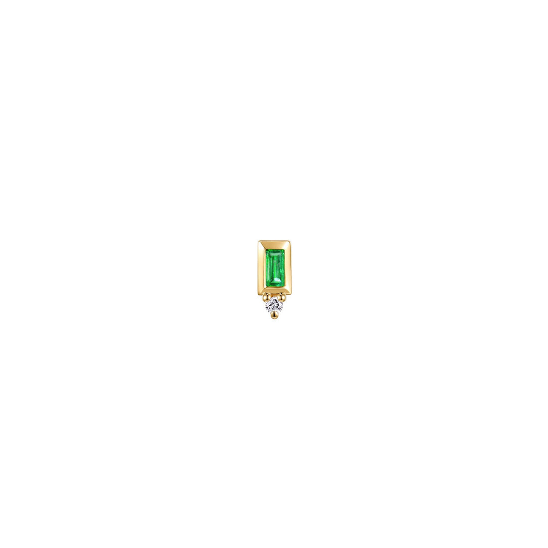 Pippa Diamond - Bezel Baguette Gemstone