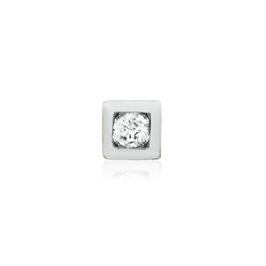 Bezel Set CZ Square — Junipurr