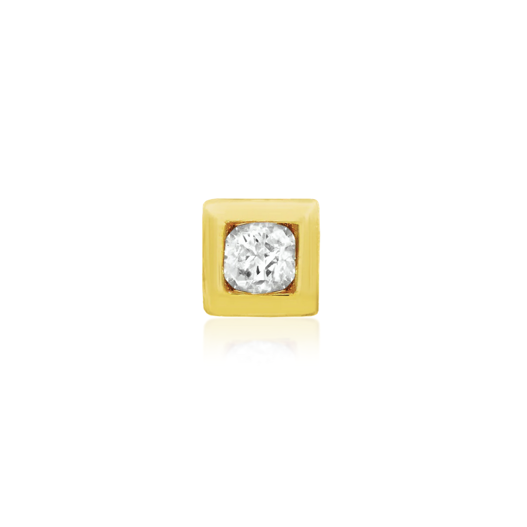 Bezel Set CZ Square — Junipurr