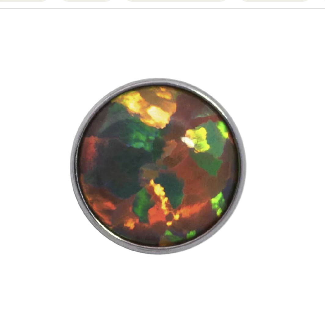 Bezel Set Titanium Cabochons — Junipurr