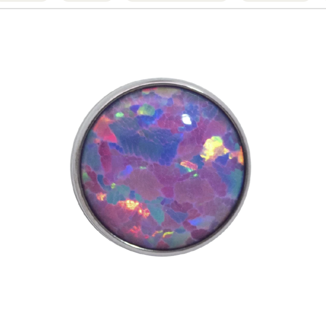 Bezel Set Titanium Cabochons — Junipurr