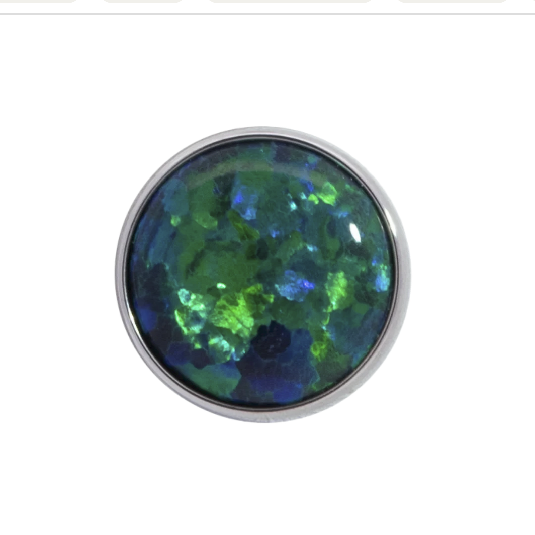 Bezel Set Titanium Cabochons from Junipurr