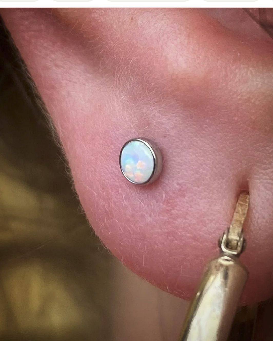 Bezel Set Titanium Cabochons — Junipurr