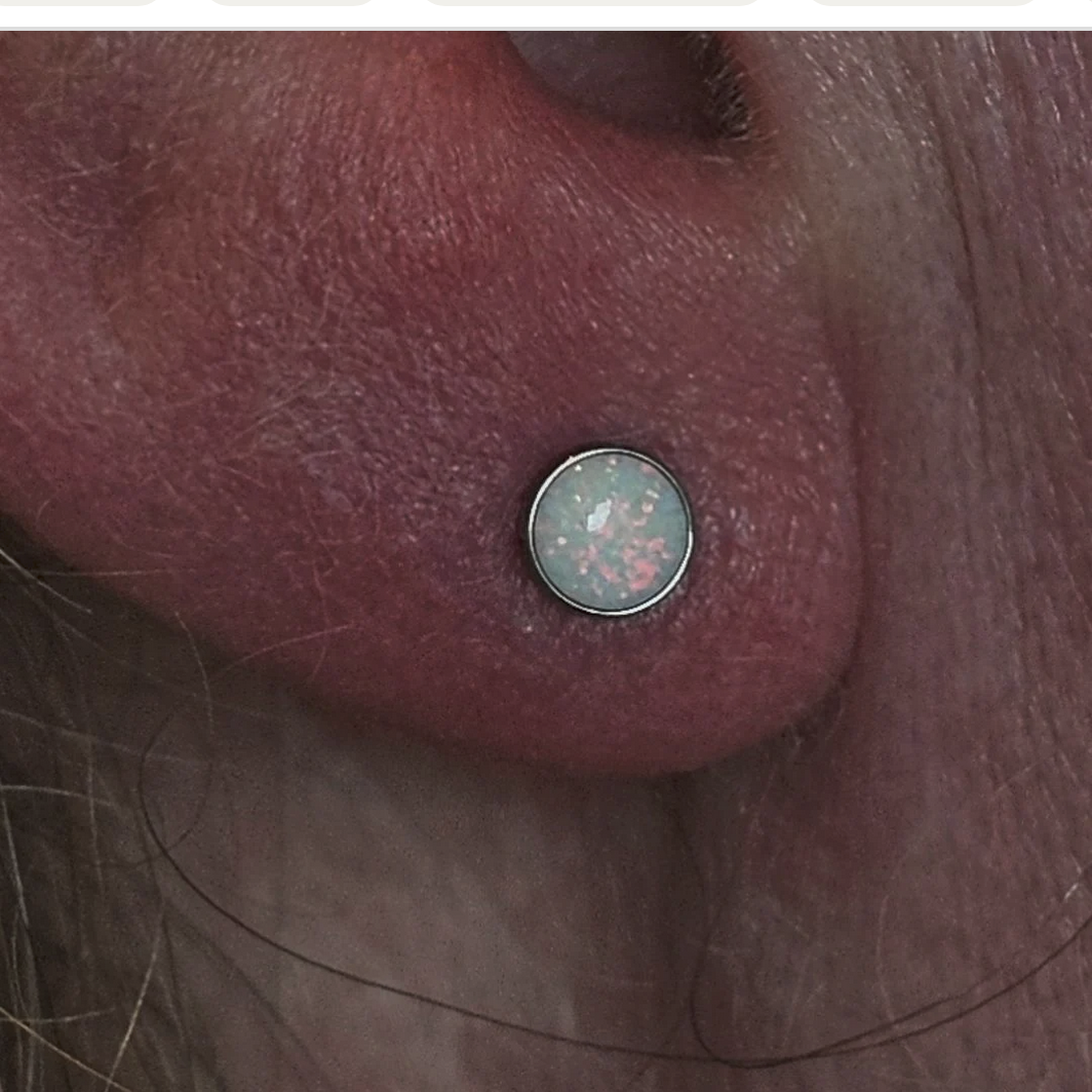Bezel Set Titanium Cabochons — Junipurr