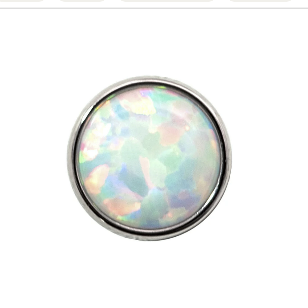 Bezel Set Titanium Cabochons — Junipurr