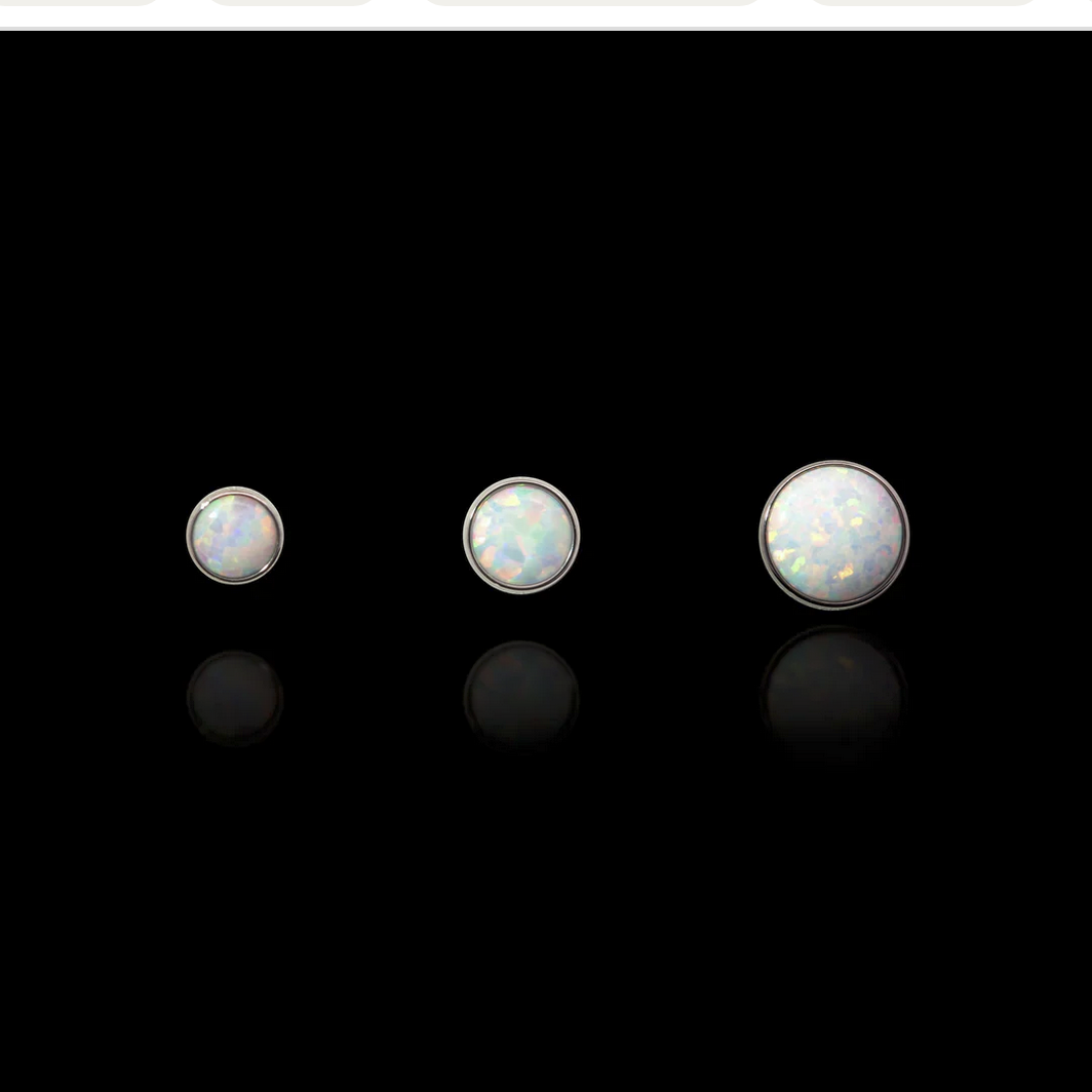 Bezel Set Titanium Cabochons — Junipurr