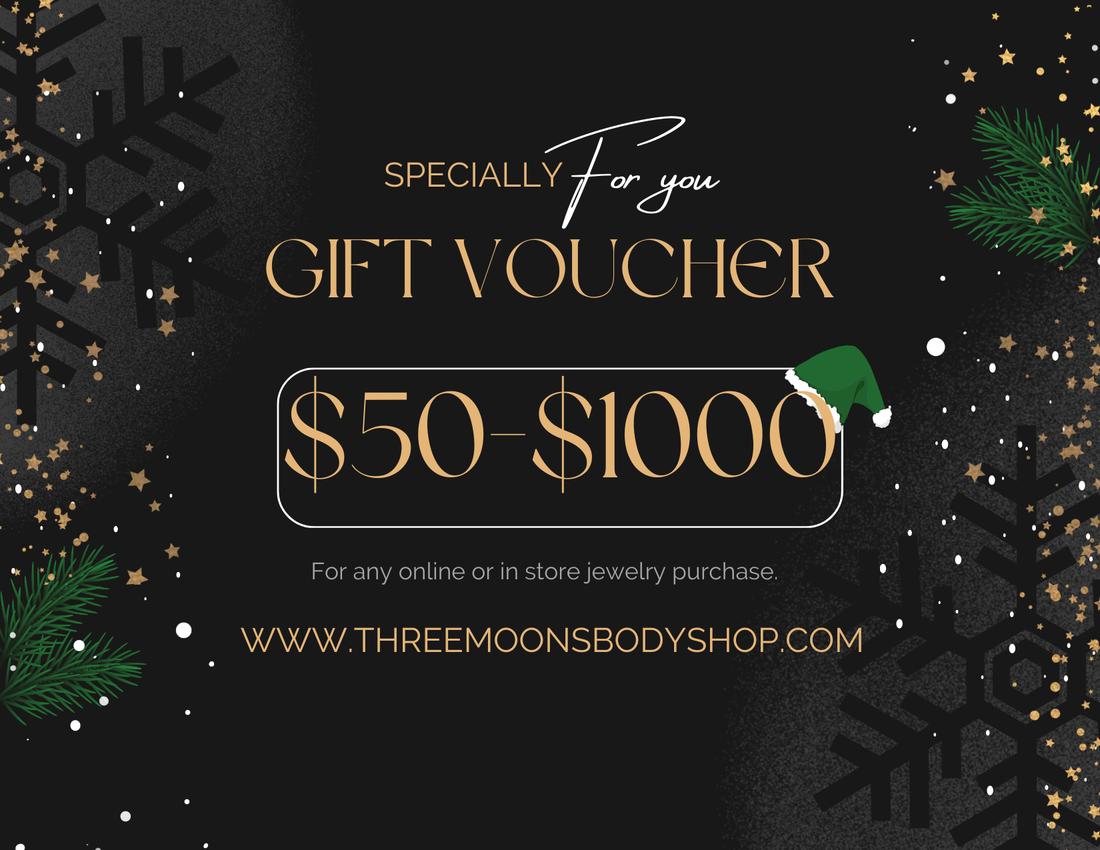 Gift Certificates — Three Moons Body Shop
