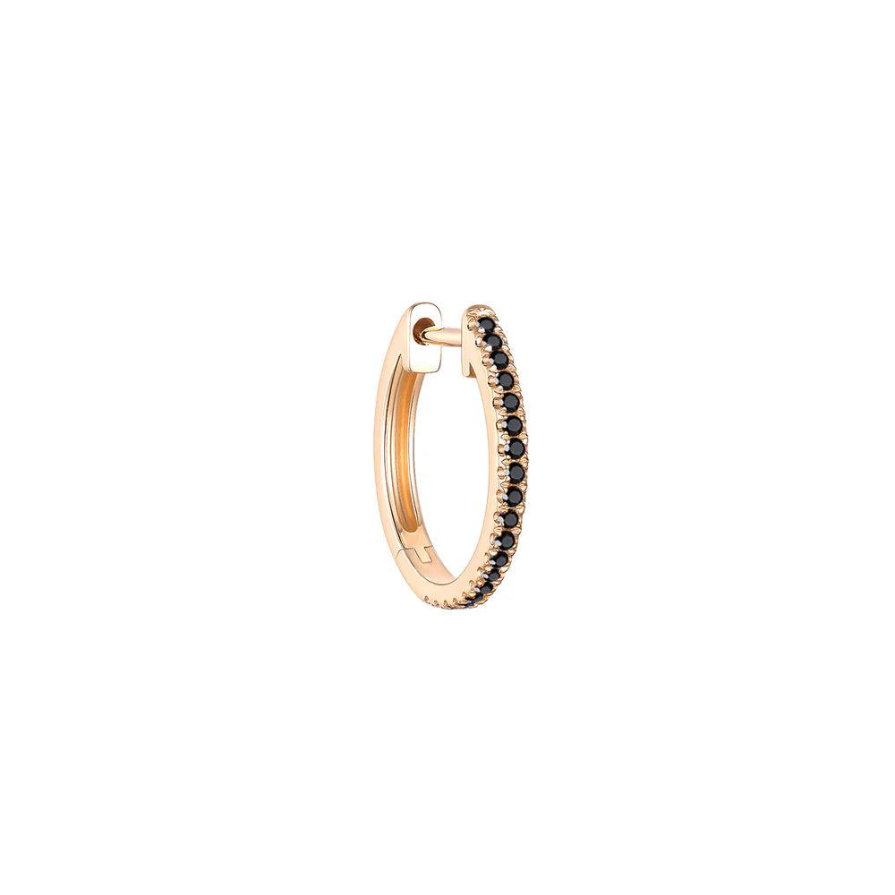 Black Diamond Huggie — Modern Mood