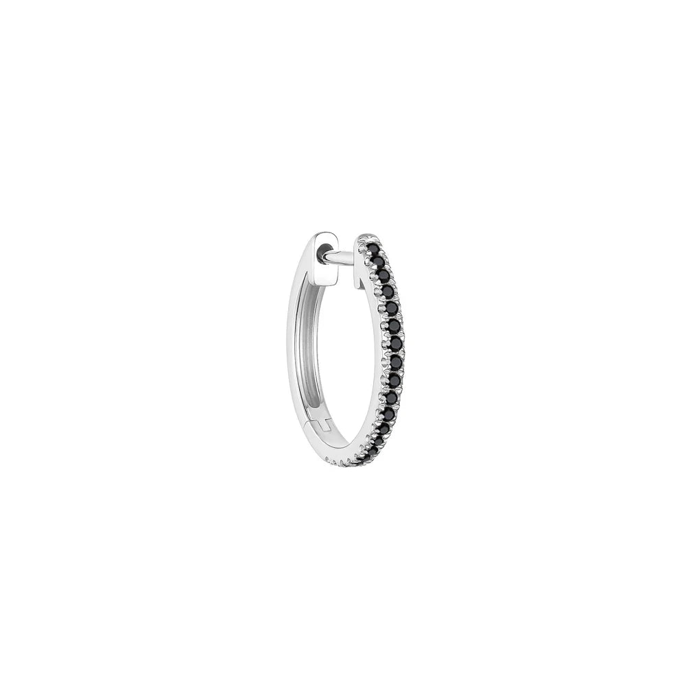 Black Diamond Huggie — Modern Mood
