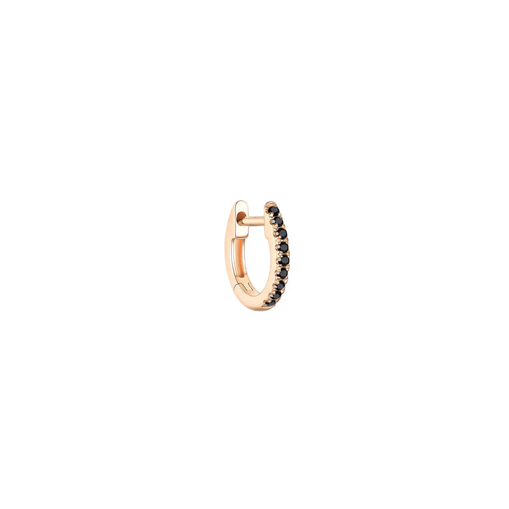 Black Diamond Huggie — Modern Mood