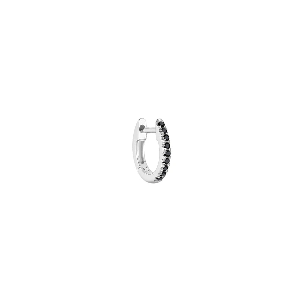 Black Diamond Huggie — Modern Mood