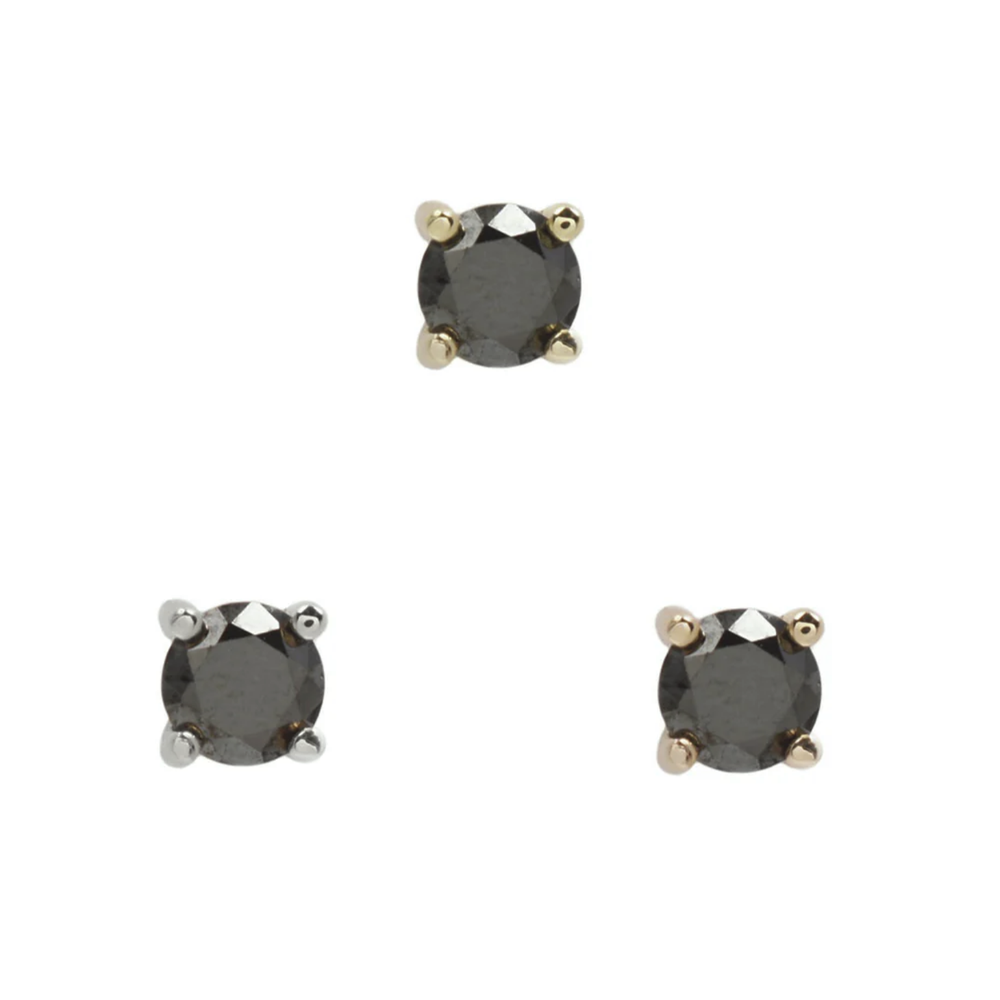 Prong Set Gem with Black Diamond From Buddha
