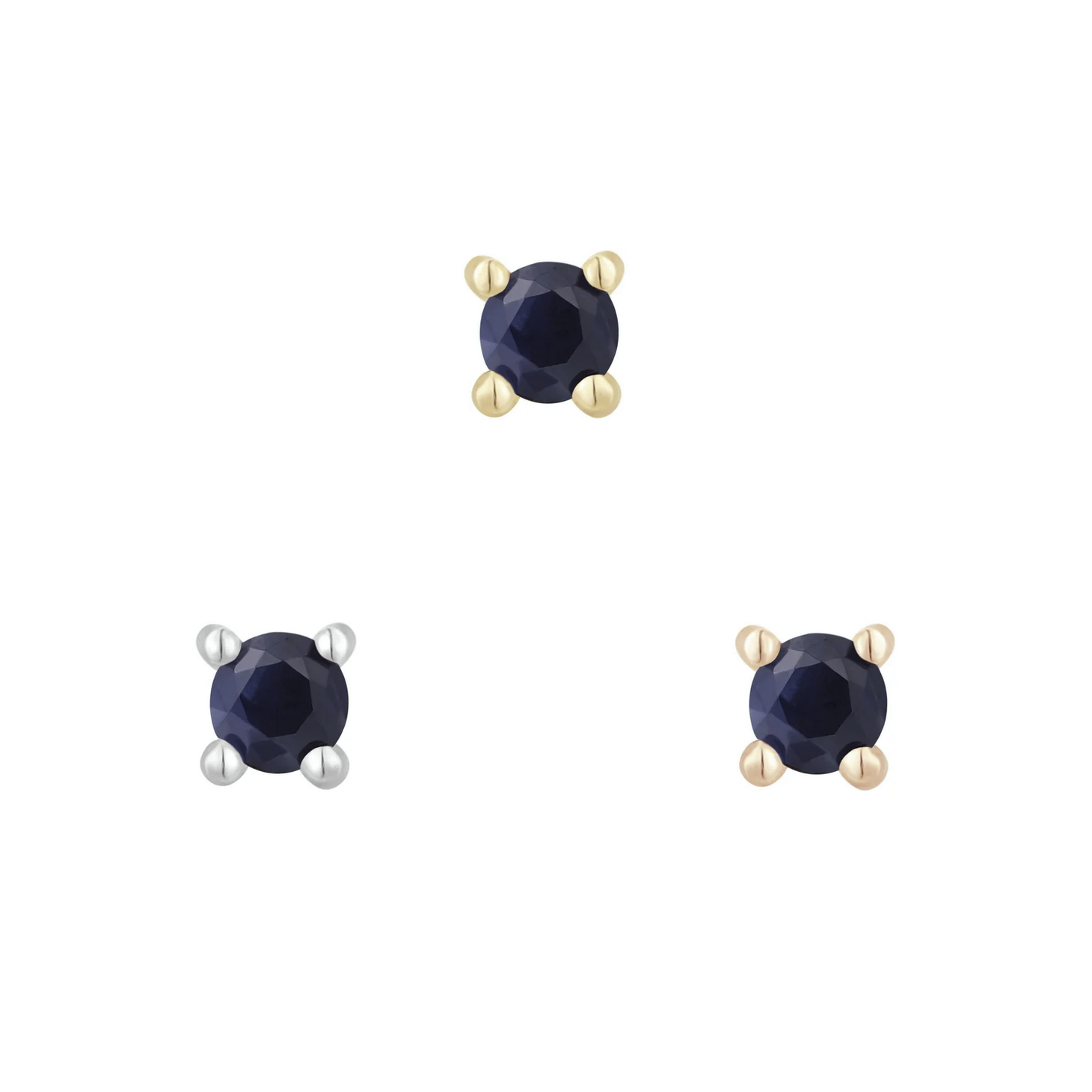 Prong Set Gem with Blue Sapphire From Buddha