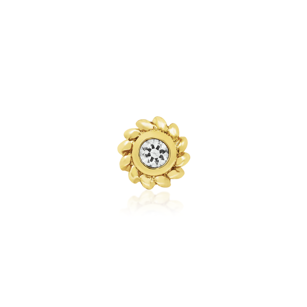 Braided CZ Bezel Set from Junipurr