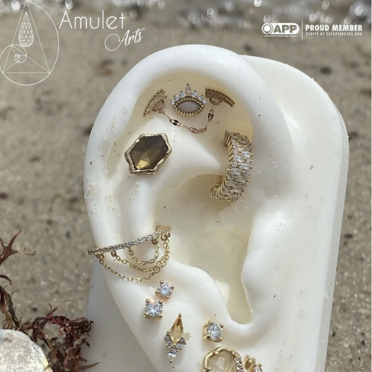 Brilliant Clicker with CZ — Buddha
