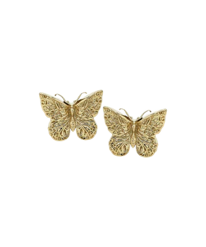 Gold Butterfly End from Anatometal