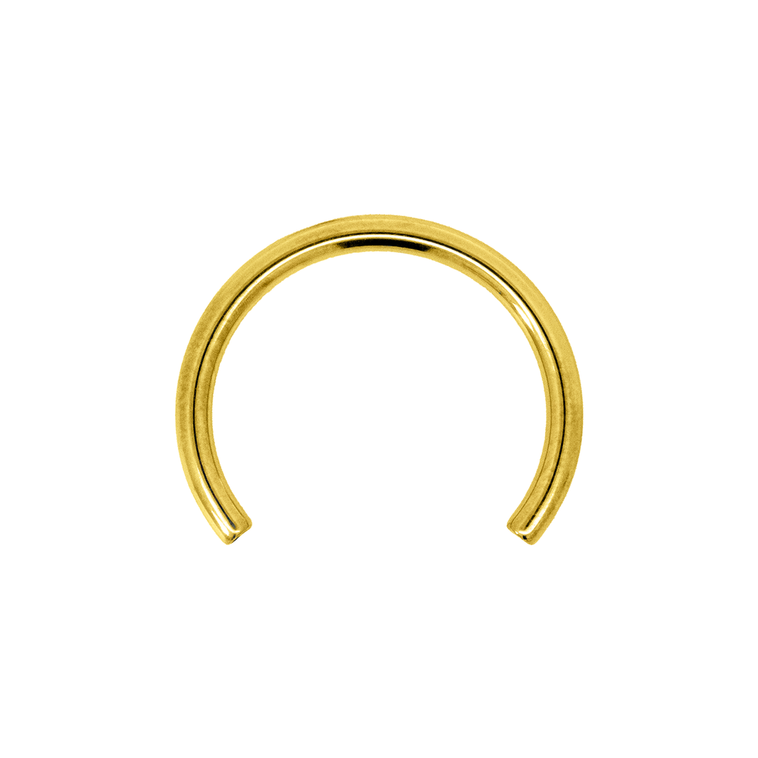 Gold Circular Barbell Posts