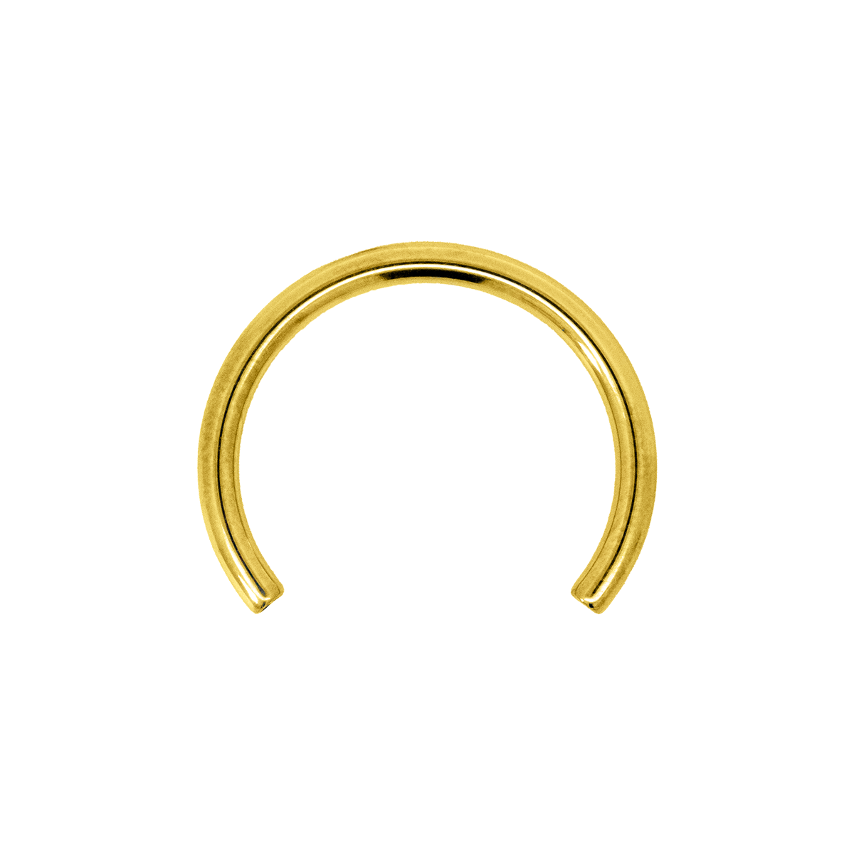 Gold Circular Barbell Posts