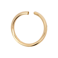 Gold Cup Divot Seam Ring