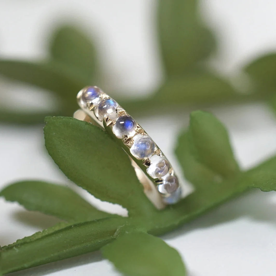 Cabochon Gemstone Huggie from Modern Mood