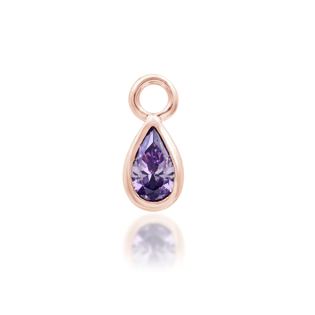 Calla Amethyst from Junipurr White and Rose Gold (Vault) — Junipurr