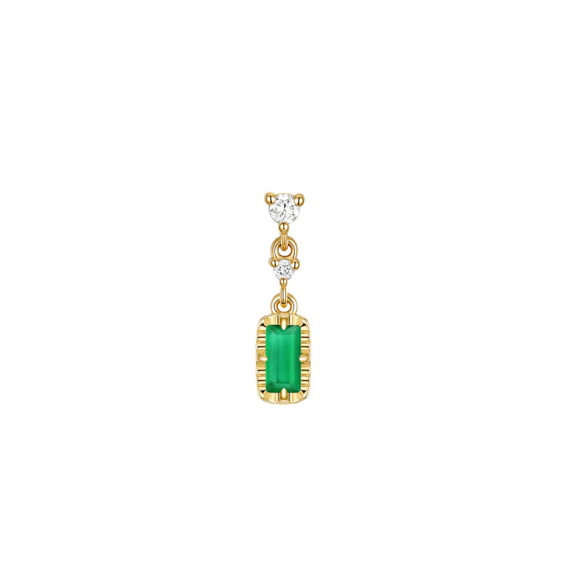 Cascade 2 with Fluted Edge Baguette Colored Gemstone from Modern Mood