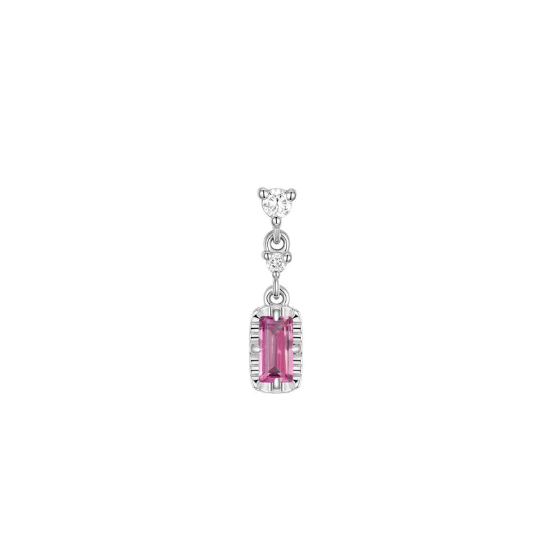 Cascade 2 with Fluted Edge Baguette Colored Gemstone — Modern Mood
