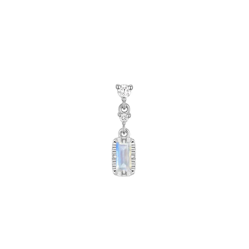 Cascade 2 with Fluted Edge Baguette Colored Gemstone — Modern Mood