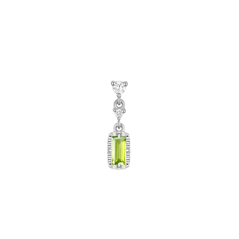 Cascade 2 with Fluted Edge Baguette Colored Gemstone — Modern Mood