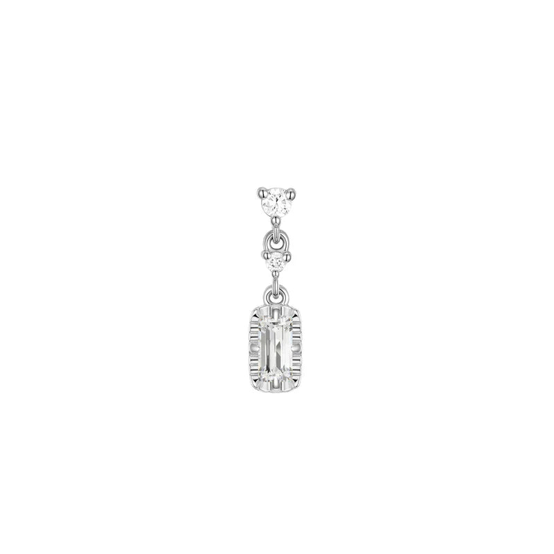 Cascade 2 with Fluted Edge Baguette Diamond from Modern Mood