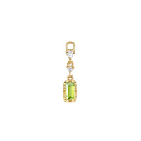 Cascade 2 with Fluted Edge Charm Colored Gemstone from Modern Mood