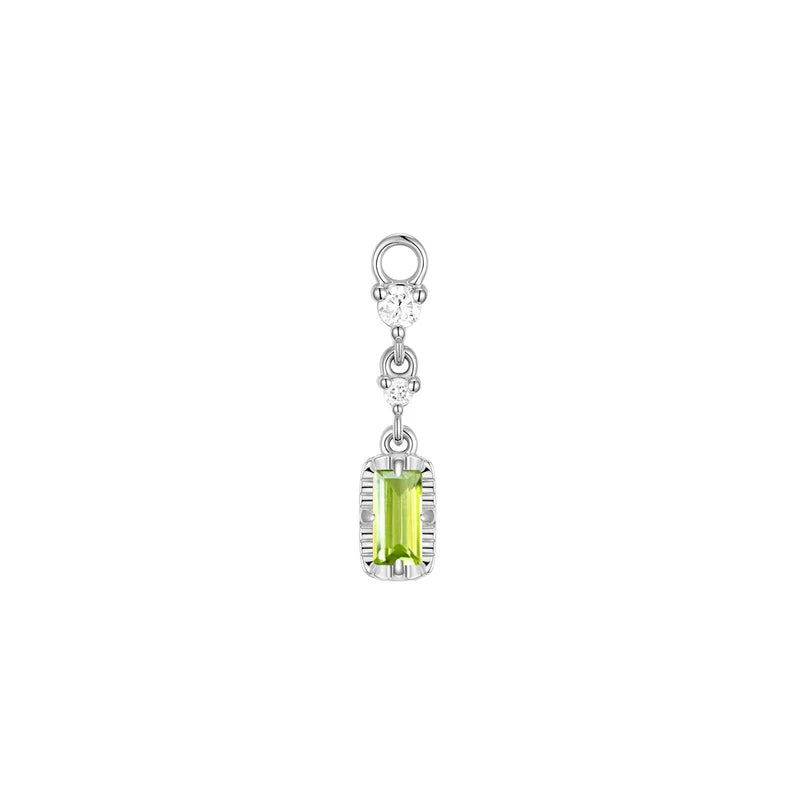 Cascade 2 with Fluted Edge Charm Colored Gemstone from Modern Mood