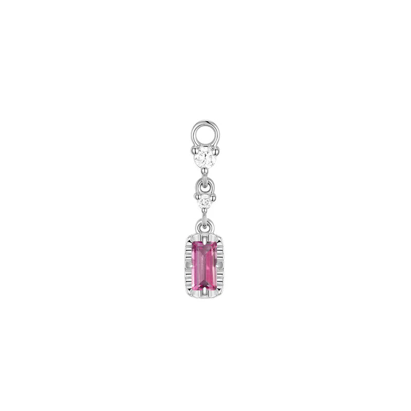 Cascade 2 with Fluted Edge Charm Colored Gemstone from Modern Mood