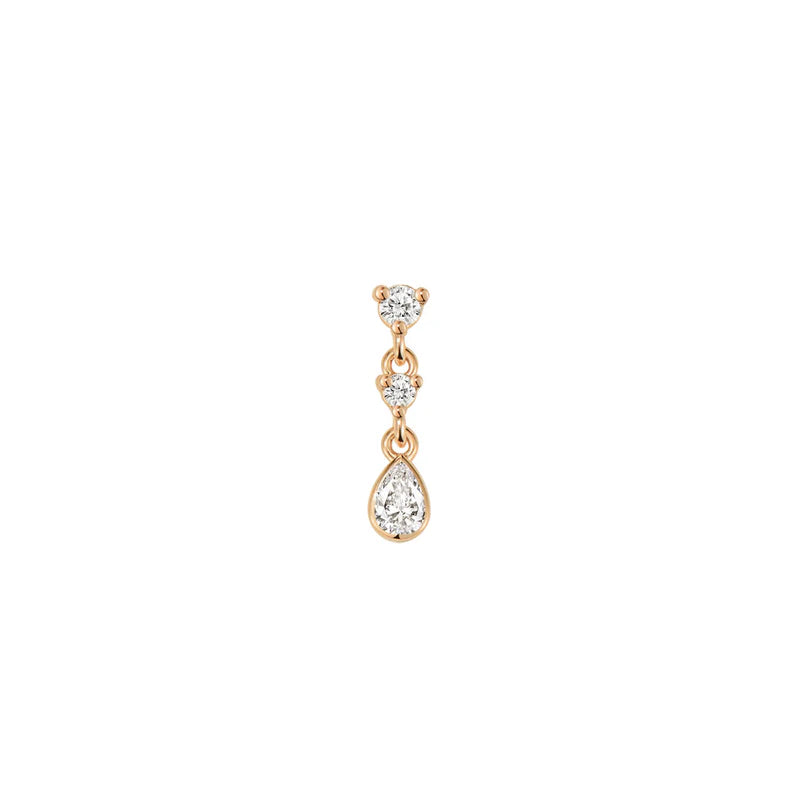 Cascade 2 with Pear Diamond Drop — Modern Mood