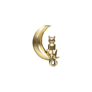 Gold Cat Moon End from Anatometal
