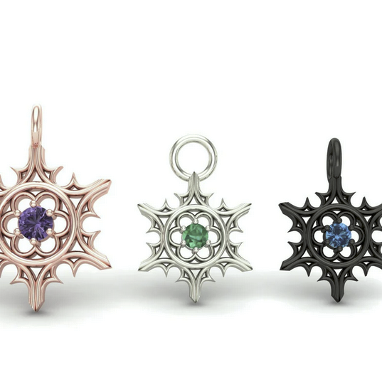 Cathedral Star Charm from Mushroom