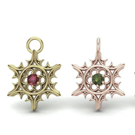 Cathedral Star Charm from Mushroom