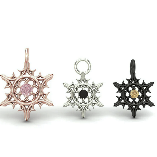 Cathedral Star Charm from Mushroom