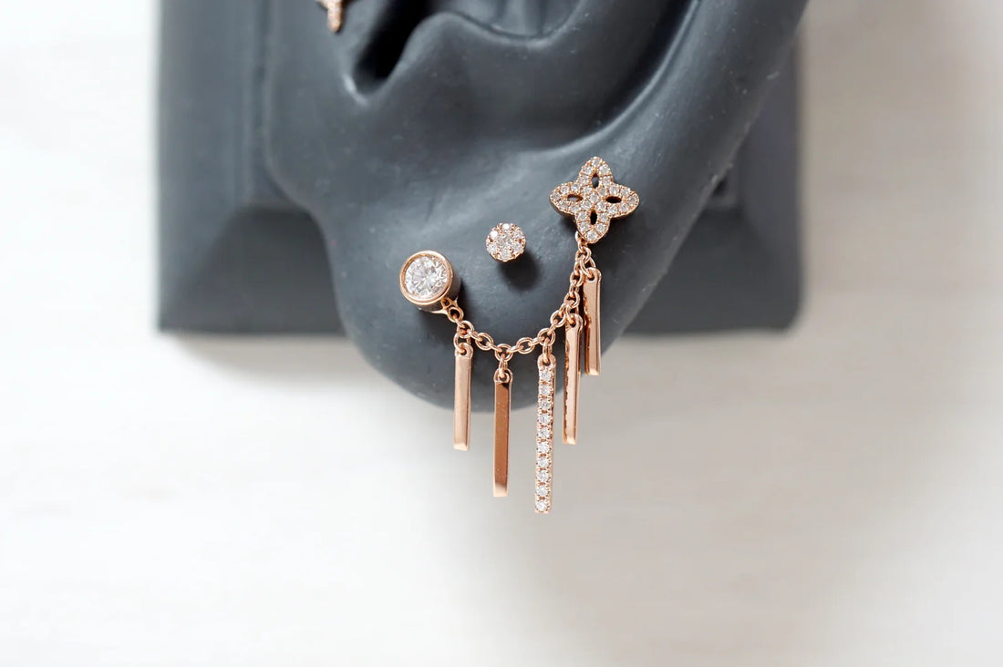 Chain with Dripping Gold Bars — Modern Mood