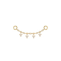 Chain with Tiny Dripping Diamonds — Modern Mood